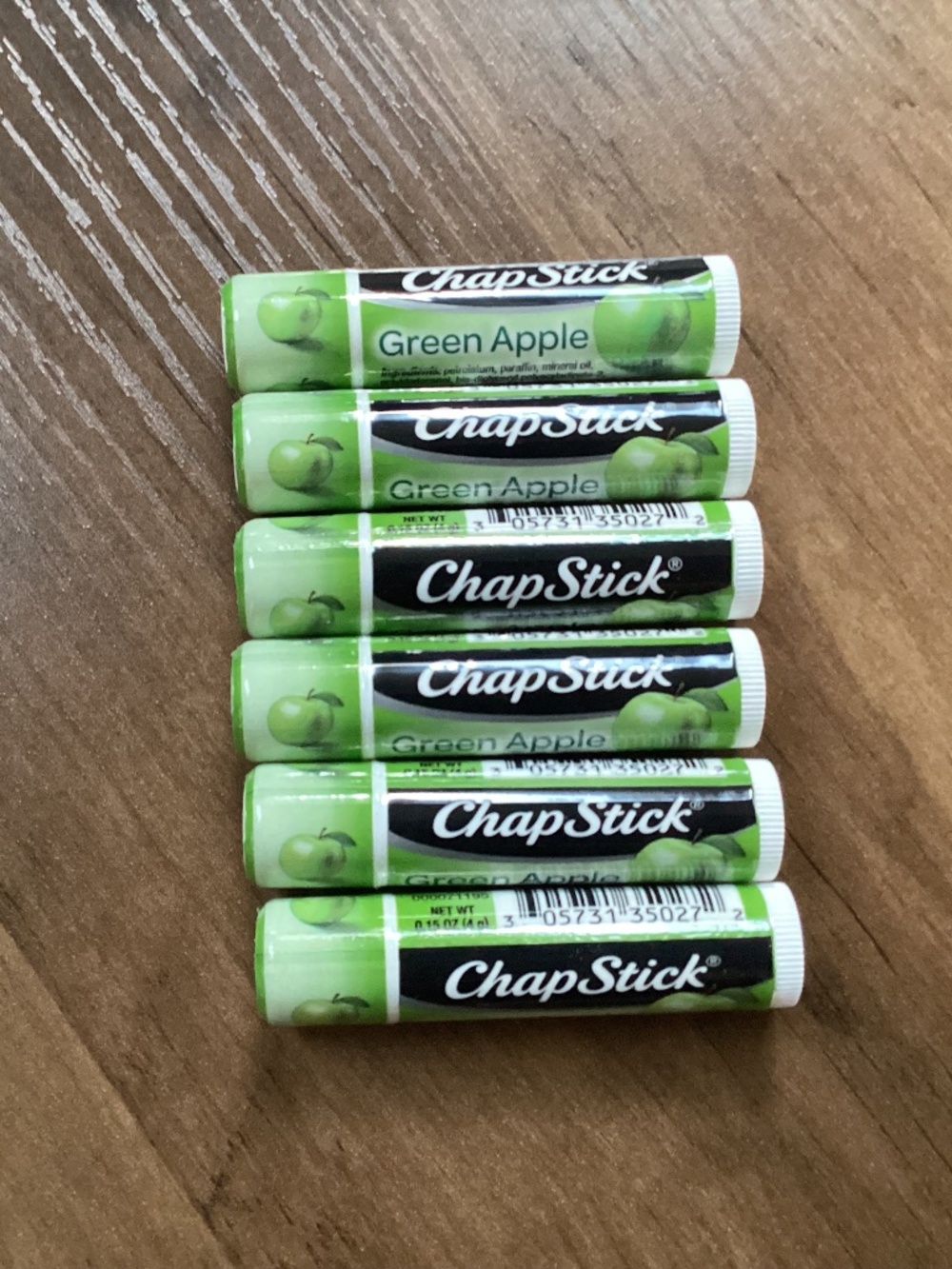 Chapstick Green Apple Lip Balm Bundle New 6 pack